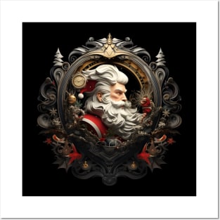 Santa Portrait Posters and Art